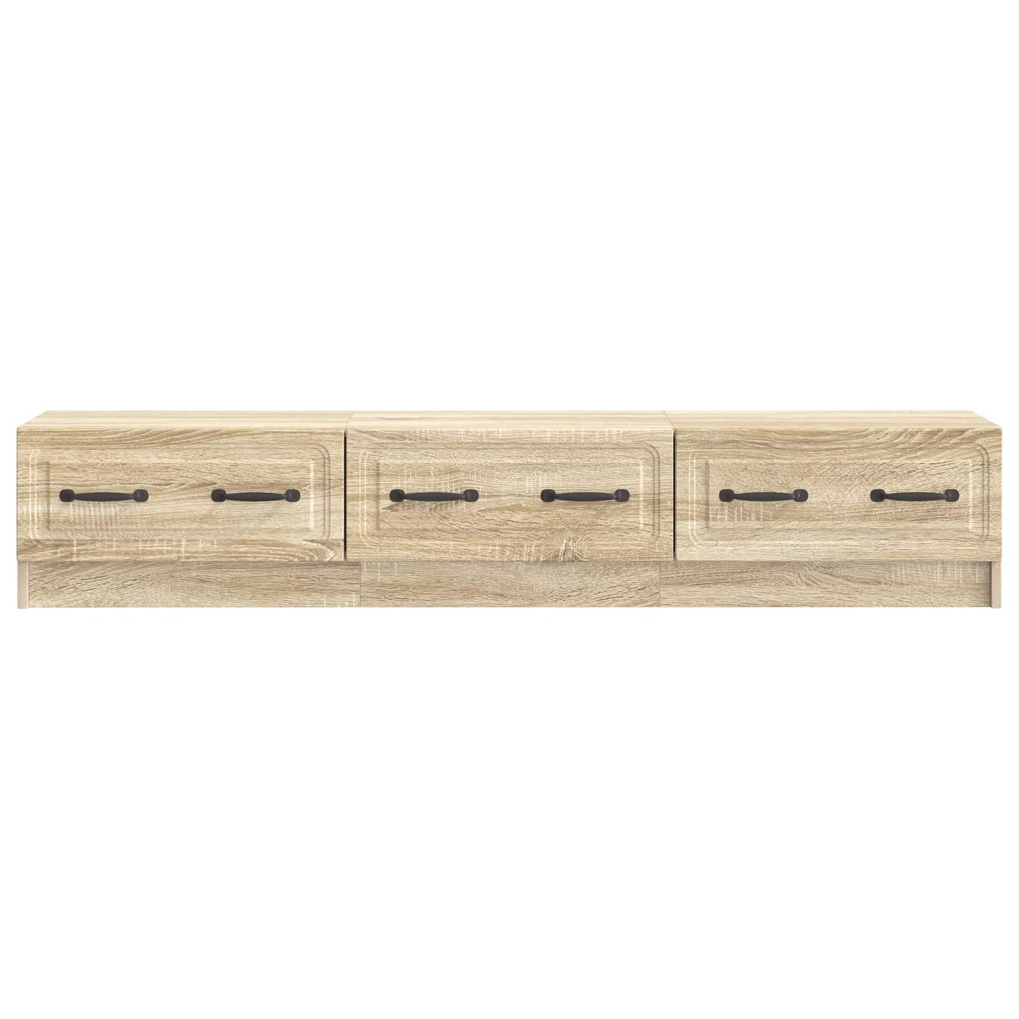 TV-skab med skuffe Sonoma-eg 147 x 34,5 x 27 cm Konstrueret træ