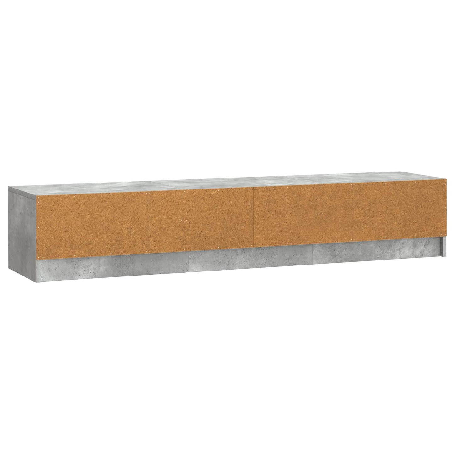 TV-skab med skuffe Betongrå 147 x 34,5 x 27 cm Konstrueret træ