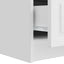 TV-skab Hvid højglans 147 x 34,5 x 27 cm Konstrueret træ