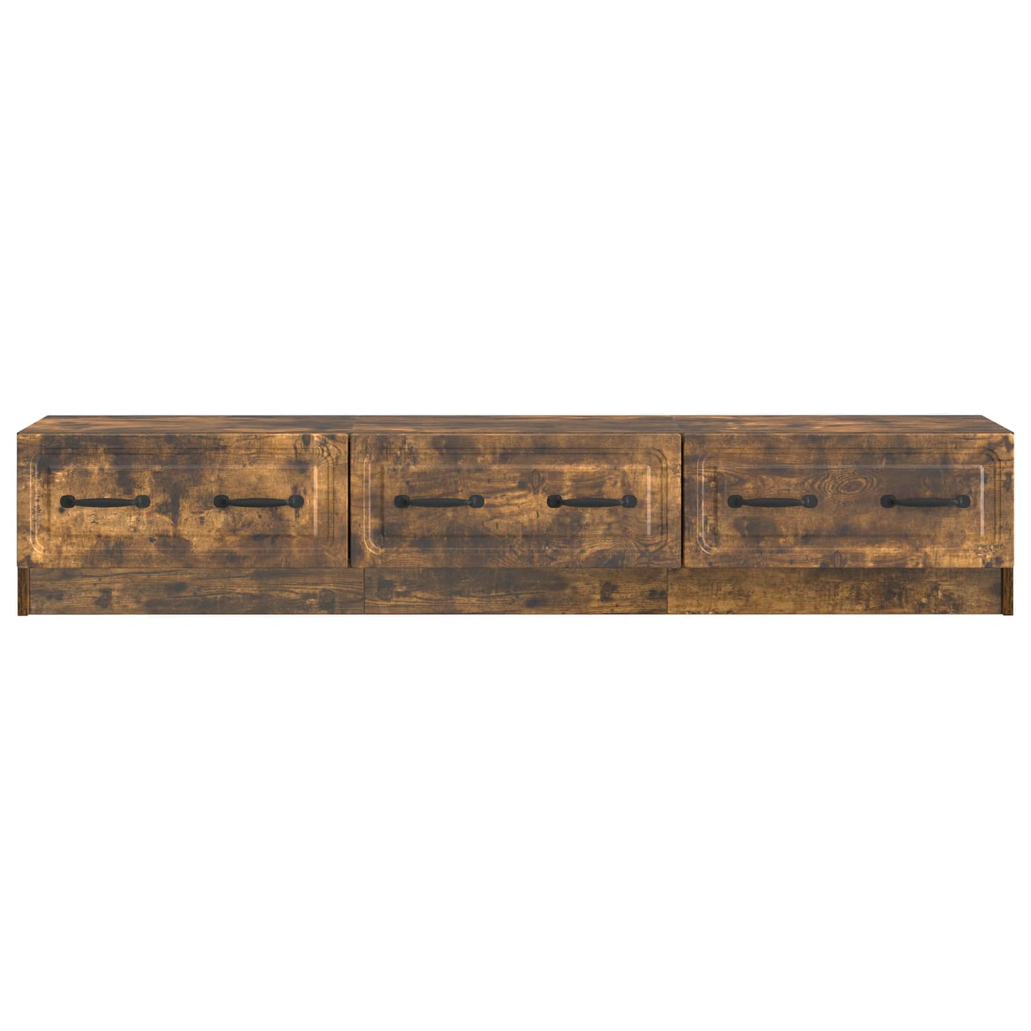 TV-skab med skuffe Røget eg 147 x 34,5 x 27 cm Konstrueret træ