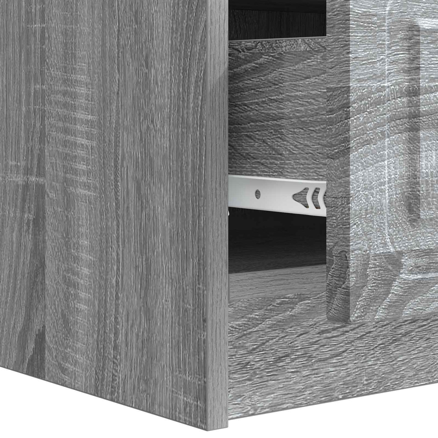 TV-skab Grå sonoma-eg 147 x 34,5 x 27 cm Konstrueret træ
