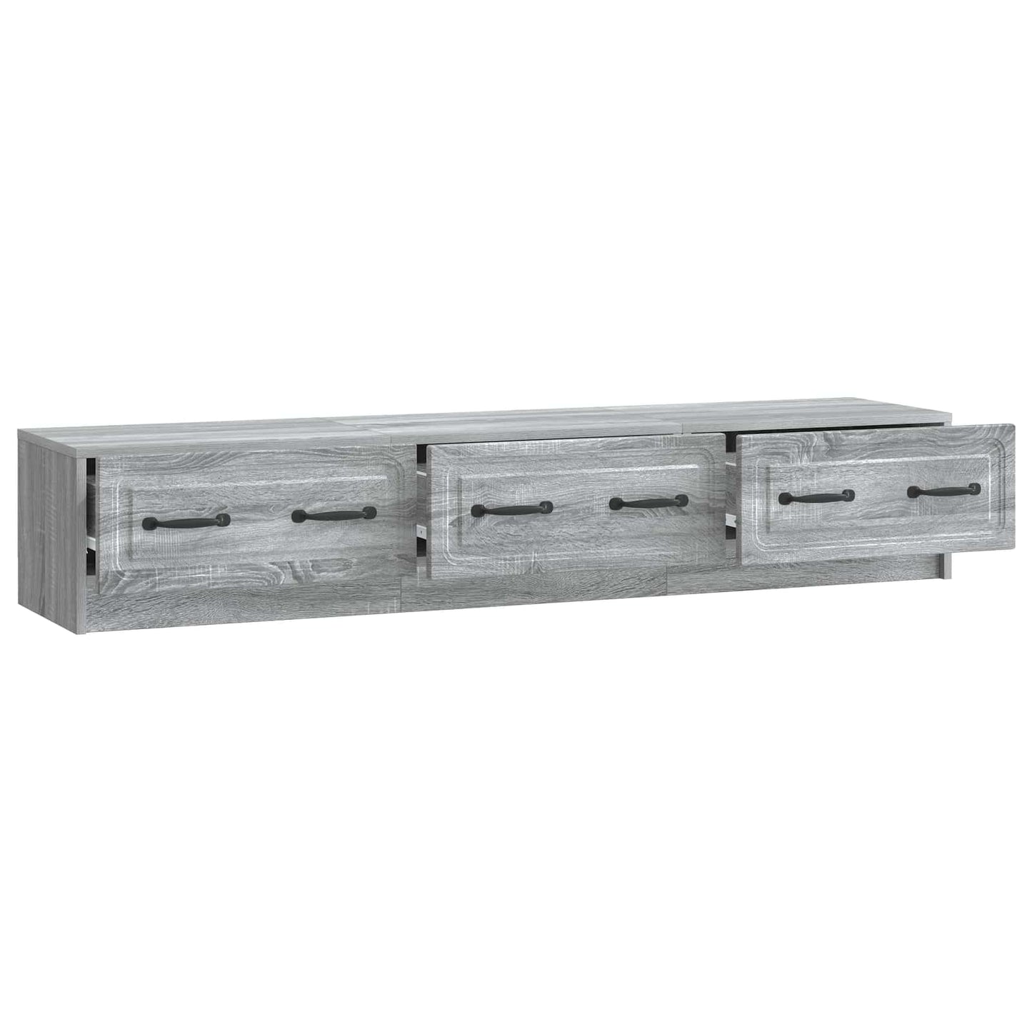 TV-skab Grå sonoma-eg 147 x 34,5 x 27 cm Konstrueret træ