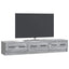 TV-skab Grå sonoma-eg 147 x 34,5 x 27 cm Konstrueret træ