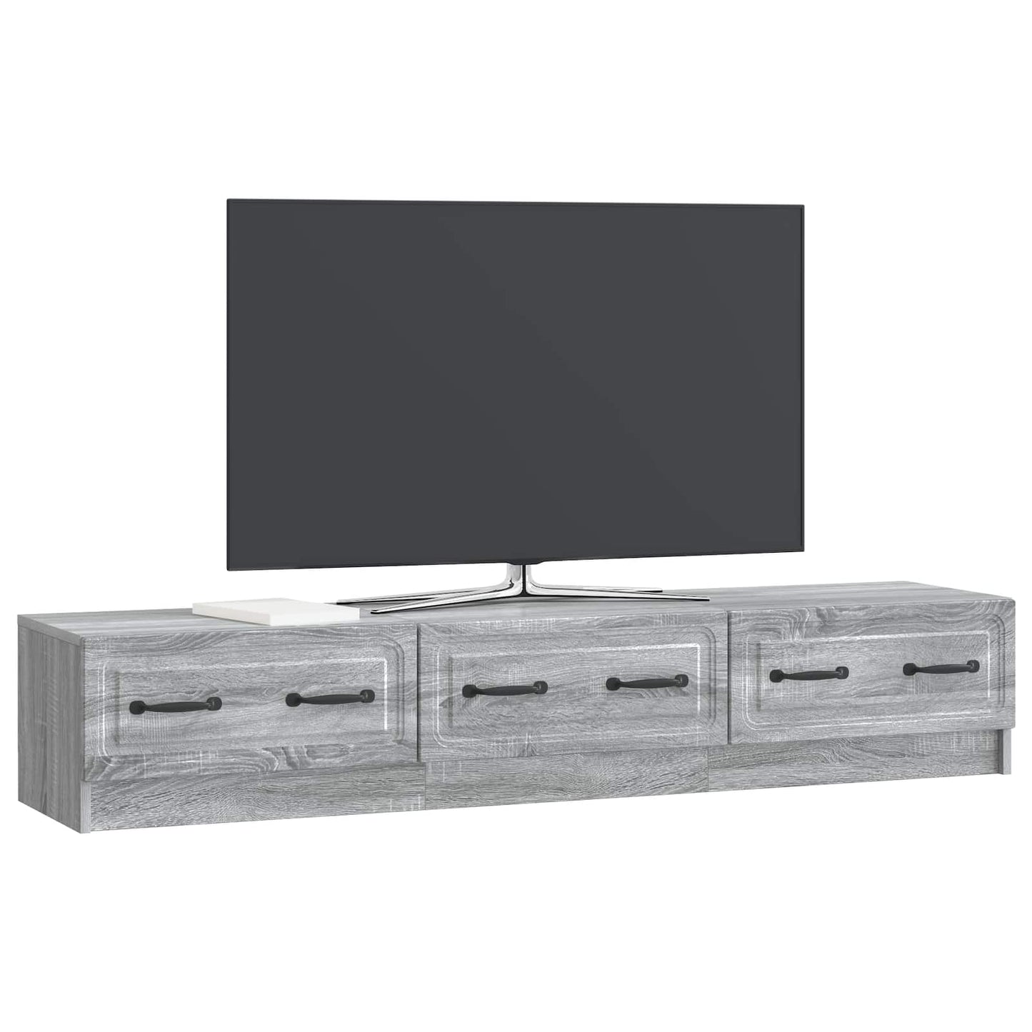 TV-skab Grå sonoma-eg 147 x 34,5 x 27 cm Konstrueret træ