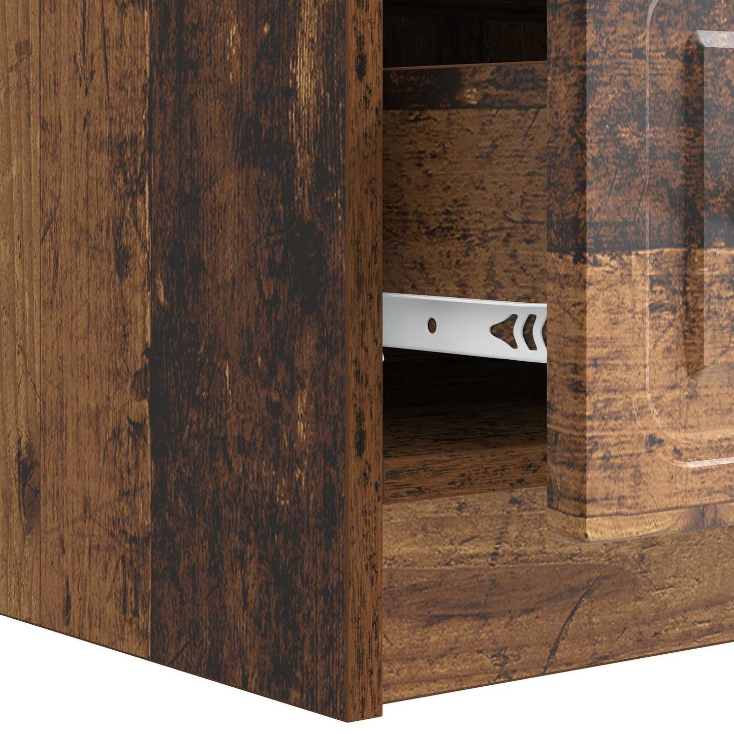 TV-skab Gammelt træ 147 x 34,5 x 27 cm Konstrueret træ