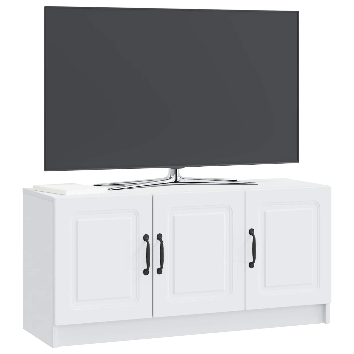 TV-skab Hvid 99 x 34,5 x 47 cm Konstrueret træ