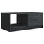 Sofabord Sort 90 x 50 x 37 cm Konstrueret træ