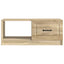 Sofabord Sonoma-eg 90 x 50 x 37 cm Konstrueret træ