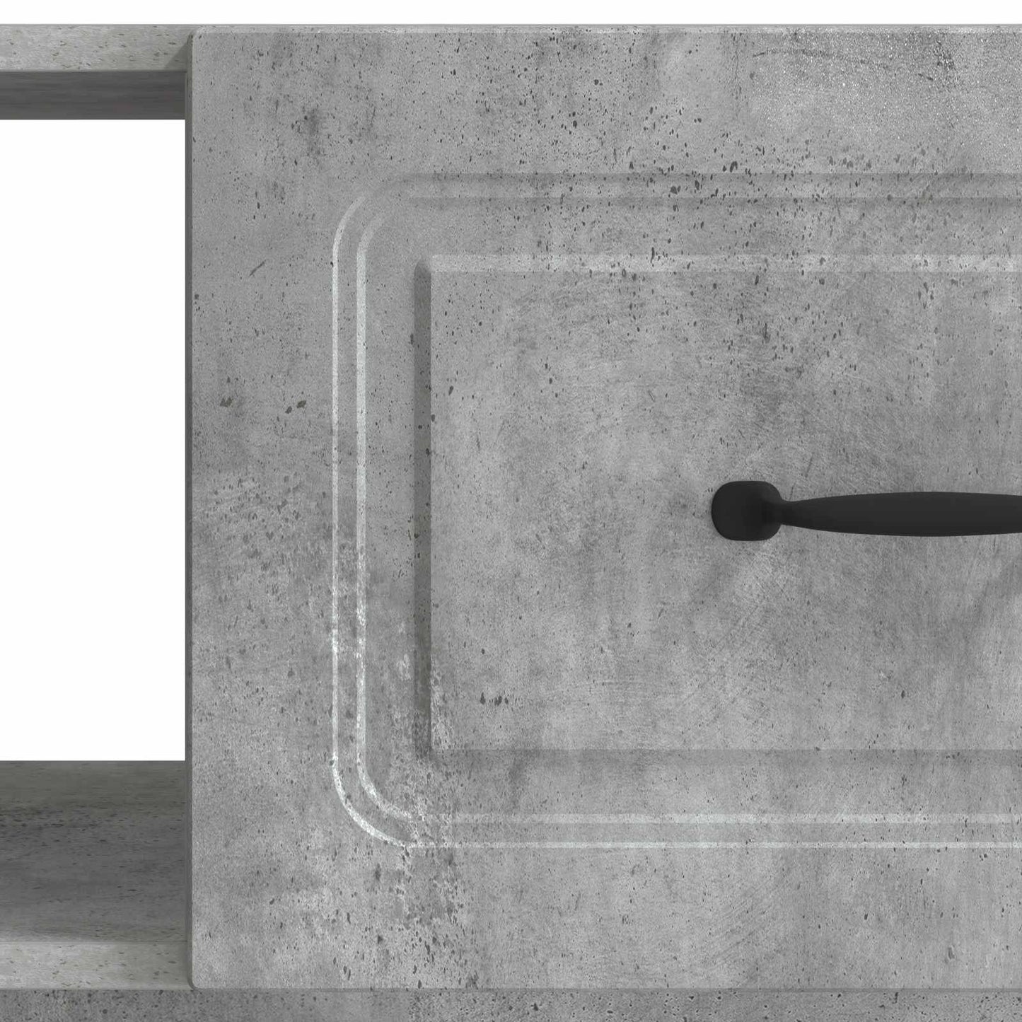 Sofabord Betongrå 90 x 50 x 37 cm Konstrueret træ