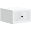 Væghængt Natbord 2 pcs Hvid 33 x 34,5 x 20 cm Konstrueret træ