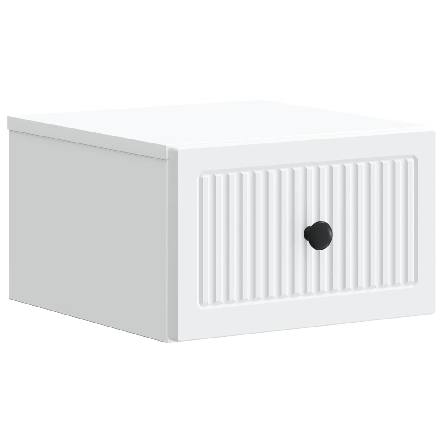 Væghængt Natbord 2 pcs Hvid 33 x 34,5 x 20 cm Konstrueret træ