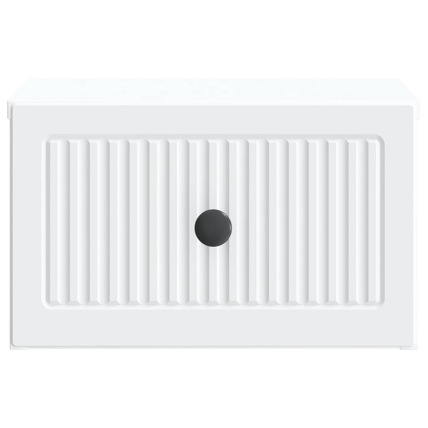 Væghængt Natbord 2 pcs Hvid 33 x 34,5 x 20 cm Konstrueret træ