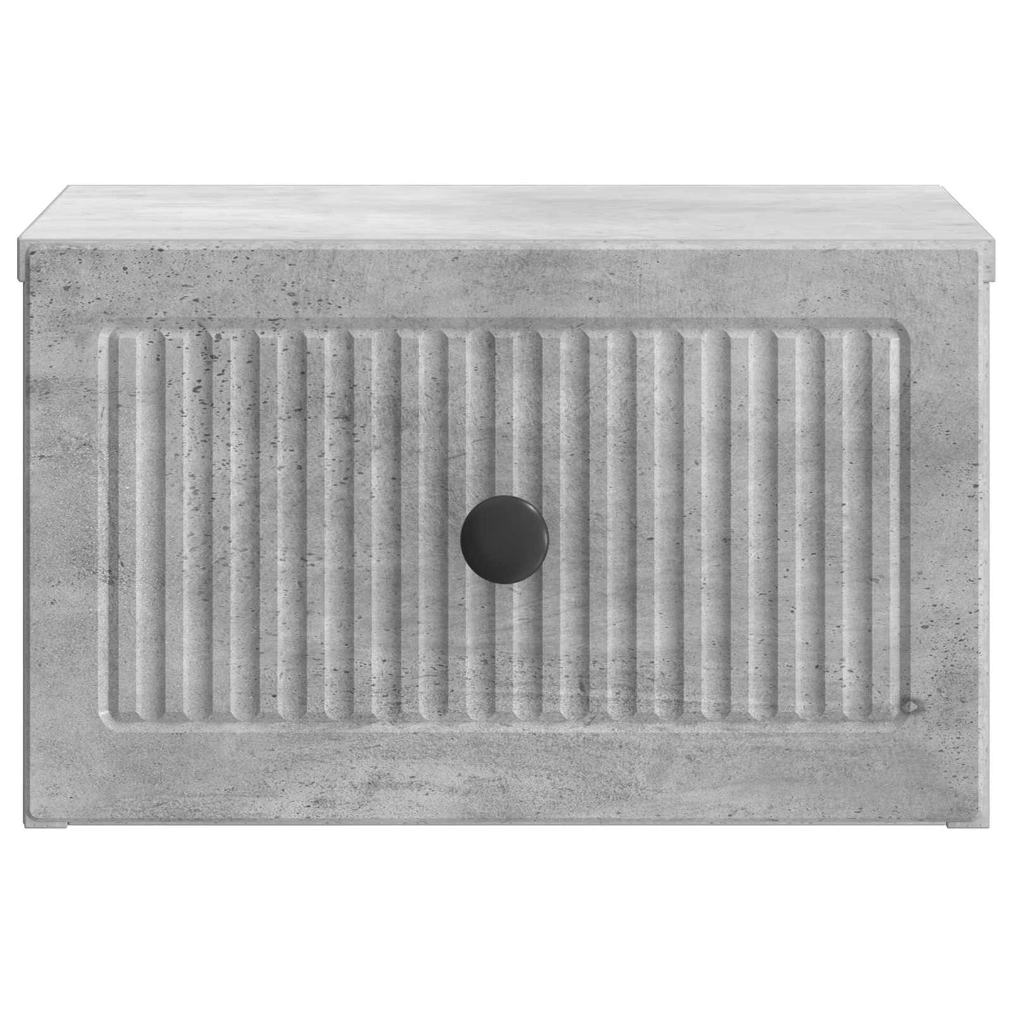 Væghængt Natbord Betongrå 33 x 34,5 x 20 cm Konstrueret træ