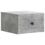 Væghængt Natbord med skuffe 2 pcs Betongrå 33 x 34,5 x 20 cm