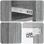 Væghængt Natbord 2 pcs Grå sonoma-eg 33 x 34,5 x 20 cm