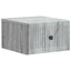 Væghængt Natbord 2 pcs Grå sonoma-eg 33 x 34,5 x 20 cm