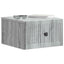 Væghængt Natbord 2 pcs Grå sonoma-eg 33 x 34,5 x 20 cm