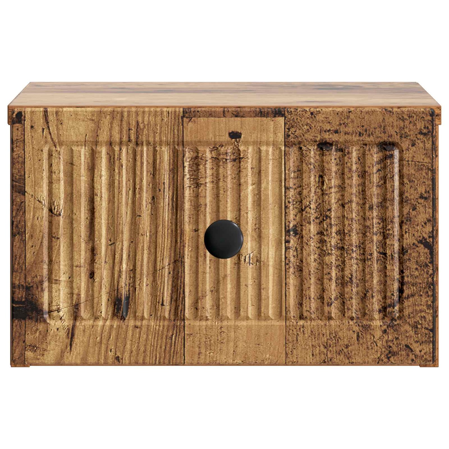 Væghængt Natbord Gammelt træ 33 x 34,5 x 20 cm Konstrueret træ