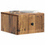 Væghængt Natbord med skuffe 2 pcs Gammelt træ 33 x 34,5 x 20 cm