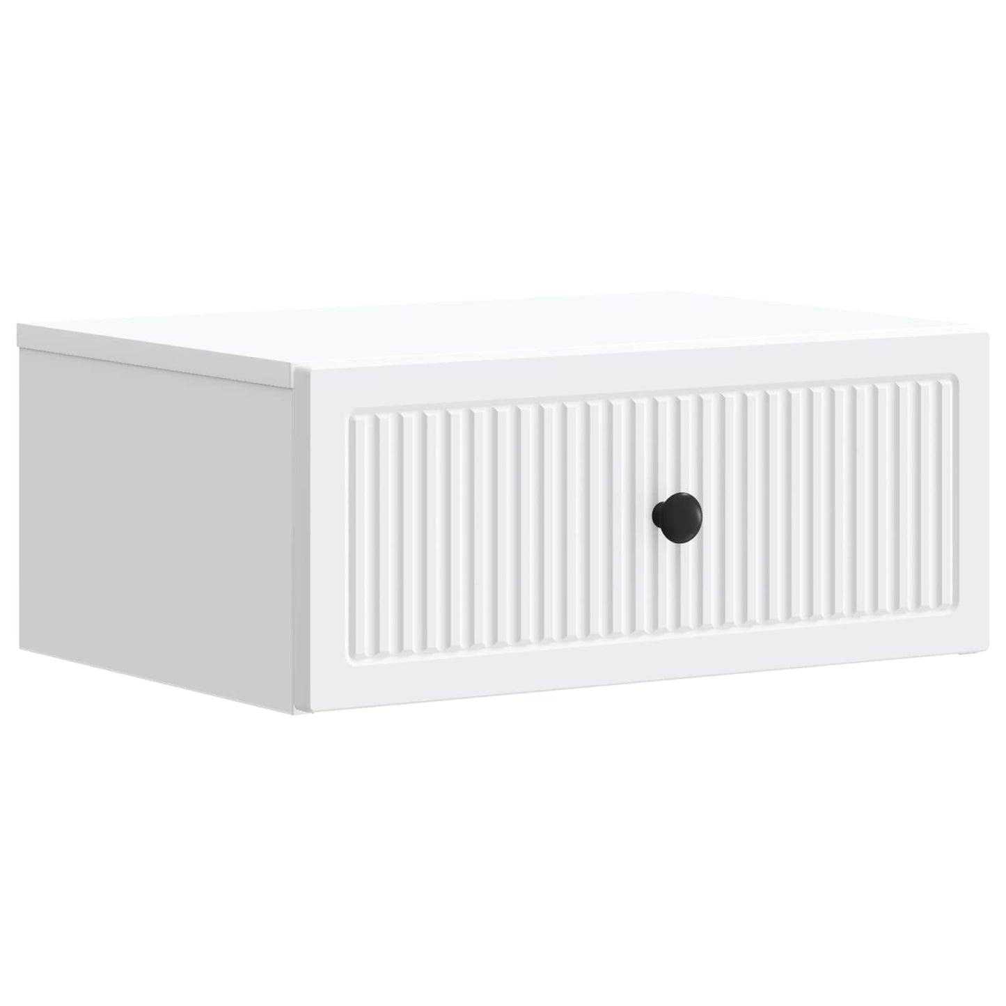 Natskab med skuffe 2 pcs Hvid 49 x 34,5 x 20 cm Konstrueret træ