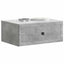 Natskab 2 pcs Betongrå 49 x 34,5 x 20 cm Konstrueret træ