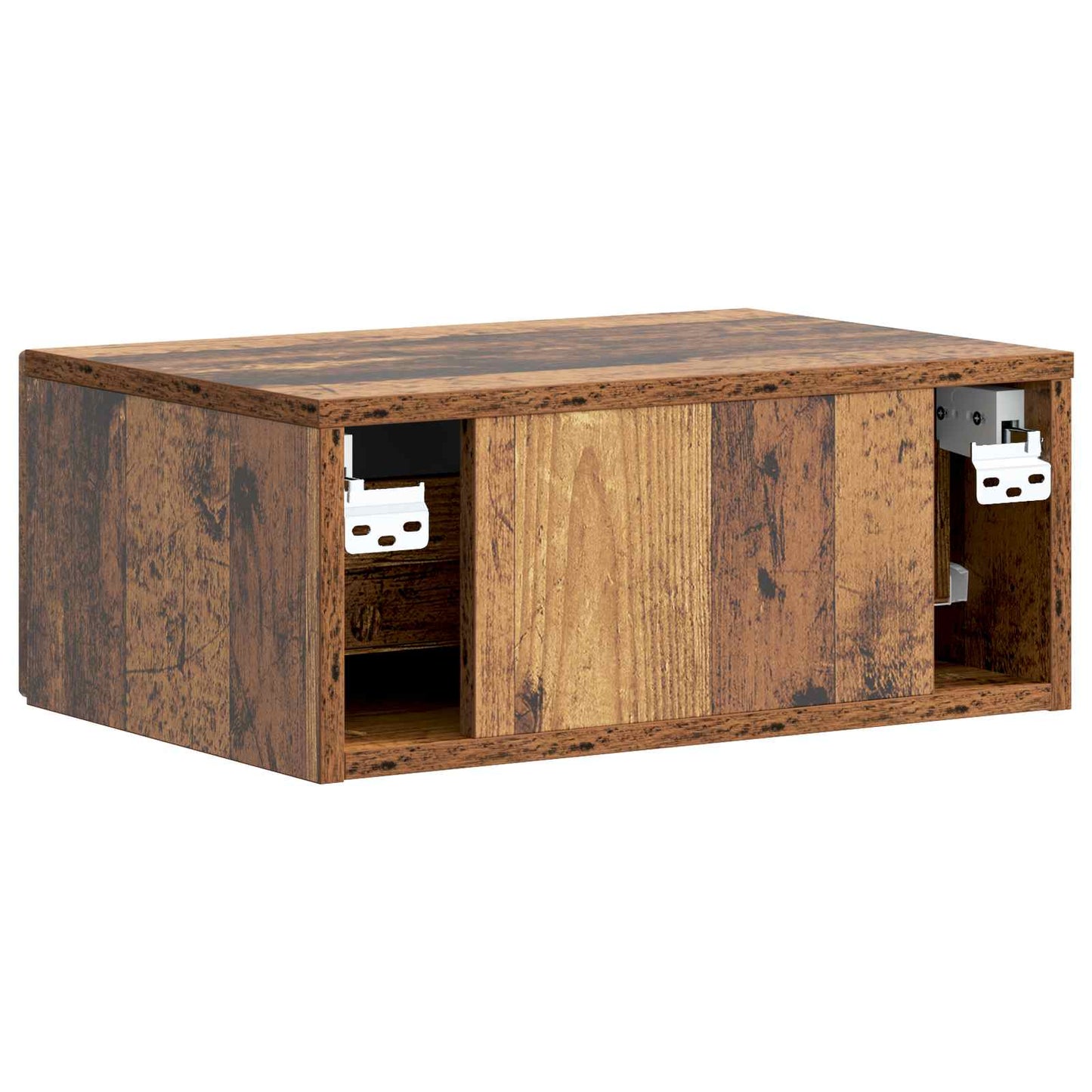 Natskab 2 pcs Gammelt træ 49 x 34,5 x 20 cm Konstrueret træ