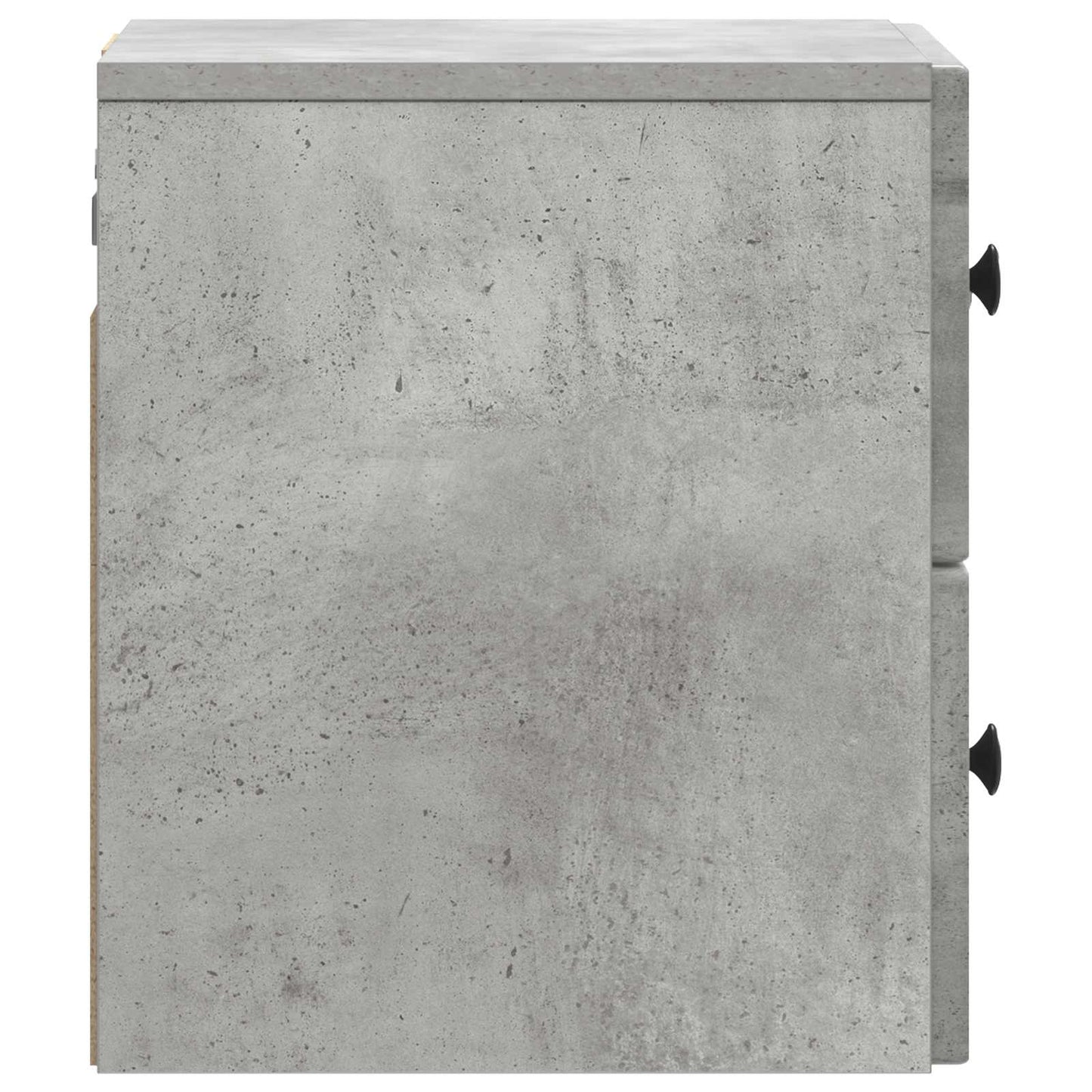 Væghængt Natbord Betongrå 33 x 34,5 x 40 cm Konstrueret træ