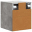 Væghængt Natbord med skuffe 2 pcs Betongrå 33 x 34,5 x 40 cm
