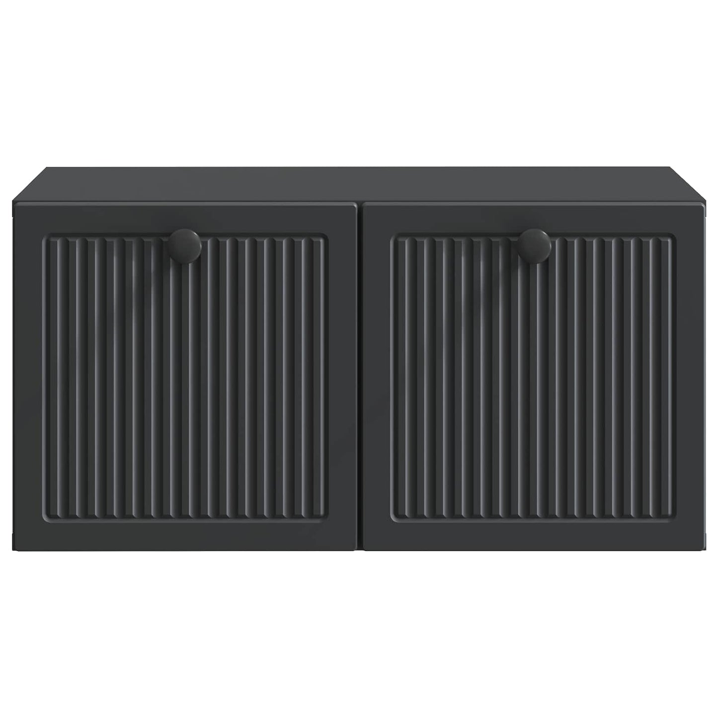 Væghængt TV-skab Sort 59,5 x 41 x 30 cm Konstrueret træ