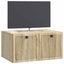 Væghængt TV-skab Sonoma-eg 59,5 x 41 x 30 cm Konstrueret træ