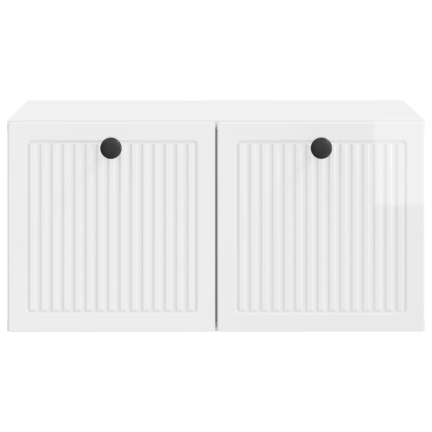 Væghængt TV-skab Vægmonteret Hvid højglans 59,5 x 41 x 30 cm
