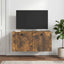 Væghængt TV-skab Røget eg 59,5 x 41 x 30 cm Konstrueret træ
