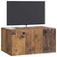 Væghængt TV-skab Gammelt træ 59,5 x 41 x 30 cm Konstrueret træ