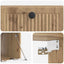 Væghængt TV-skab Artisan-eg 59,5 x 41 x 30 cm Konstrueret træ