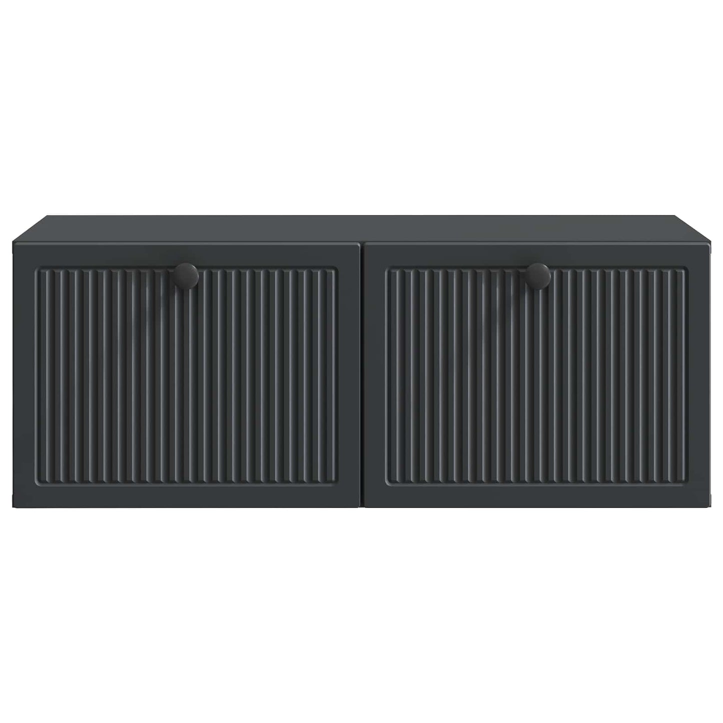 Væghængt TV-skab Sort 78,5 x 41 x 30 cm Konstrueret træ