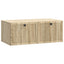 Væghængt TV-skab Sonoma-eg 78,5 x 41 x 30 cm Konstrueret træ