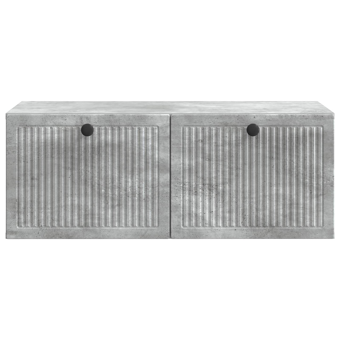 Væghængt TV-skab Betongrå 78,5 x 41 x 30 cm Konstrueret træ