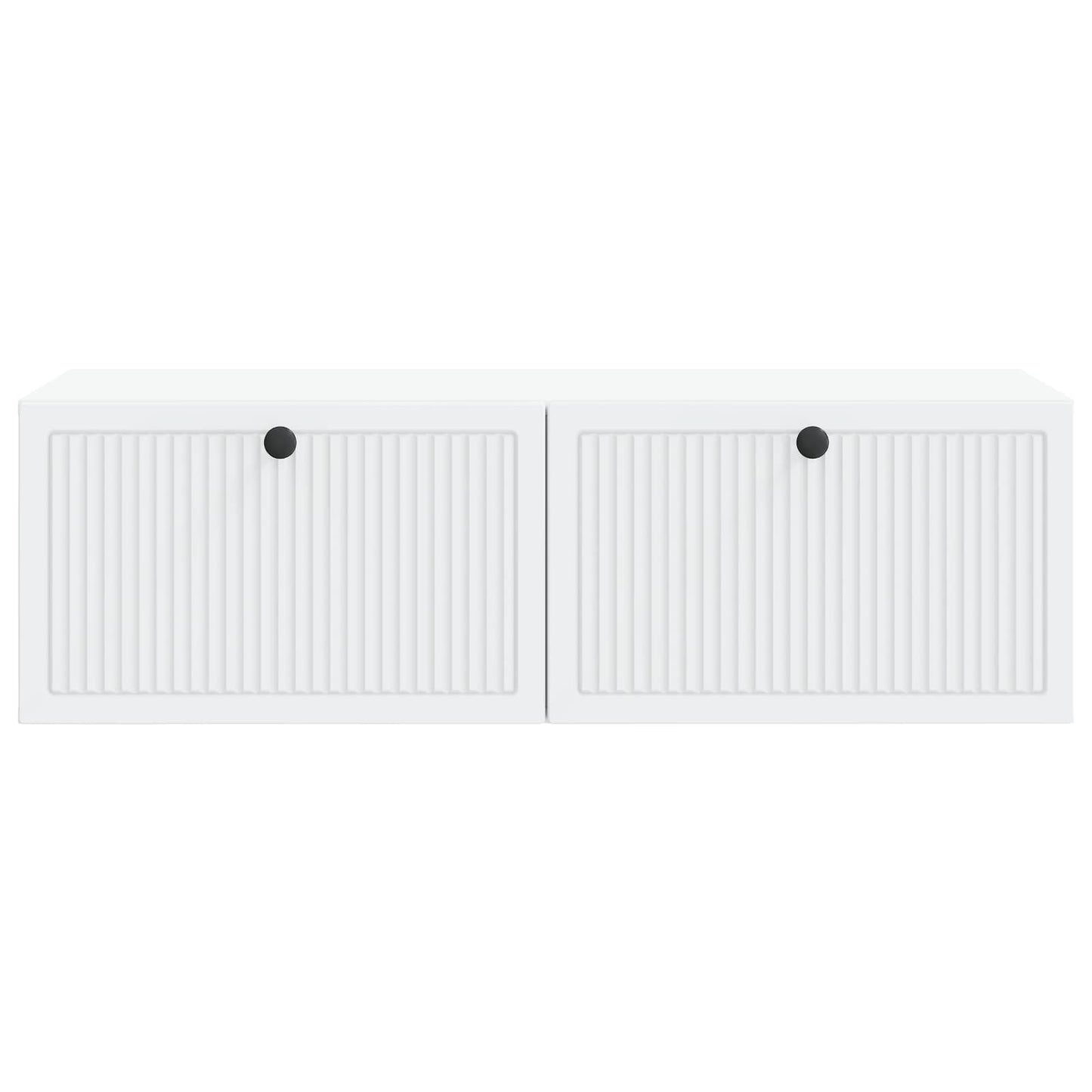 Væghængt TV-skab Hvid 98 x 41 x 30 cm Konstrueret træ