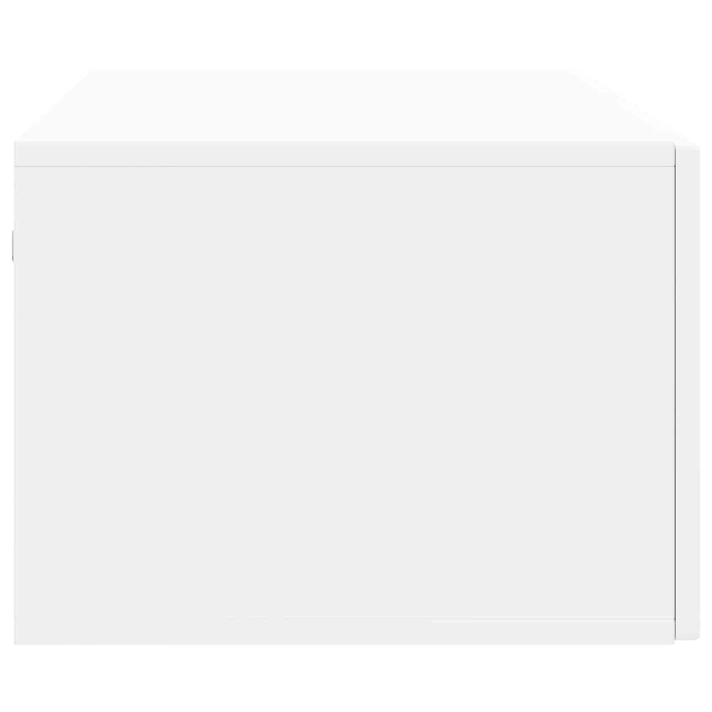 Væghængt TV-skab Hvid 98 x 41 x 30 cm Konstrueret træ