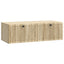 Væghængt TV-skab Sonoma-eg 98 x 41 x 30 cm Konstrueret træ