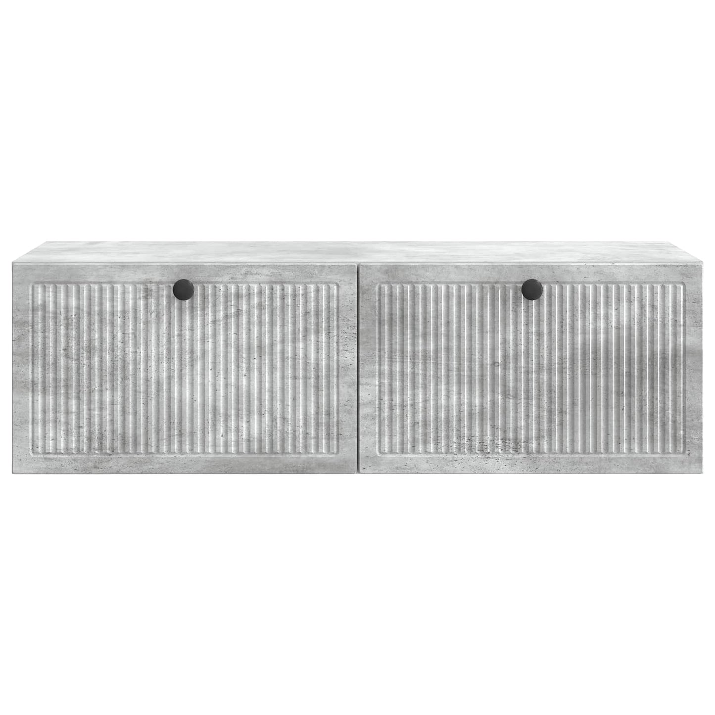Væghængt TV-skab Betongrå 98 x 41 x 30 cm Konstrueret træ