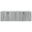 Væghængt TV-skab Grå sonoma-eg 98 x 41 x 30 cm Konstrueret træ