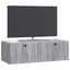 Væghængt TV-skab Grå sonoma-eg 98 x 41 x 30 cm Konstrueret træ