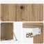 Væghængt TV-skab Artisan-eg 98 x 41 x 30 cm Konstrueret træ
