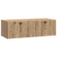 Væghængt TV-skab Artisan-eg 98 x 41 x 30 cm Konstrueret træ