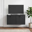 Væghængt TV-skab Sort 59,5 x 31 x 30 cm Konstrueret træ