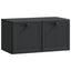 Væghængt TV-skab Sort 59,5 x 31 x 30 cm Konstrueret træ