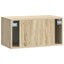 Væghængt TV-skab Sonoma-eg 59,5 x 31 x 30 cm Konstrueret træ