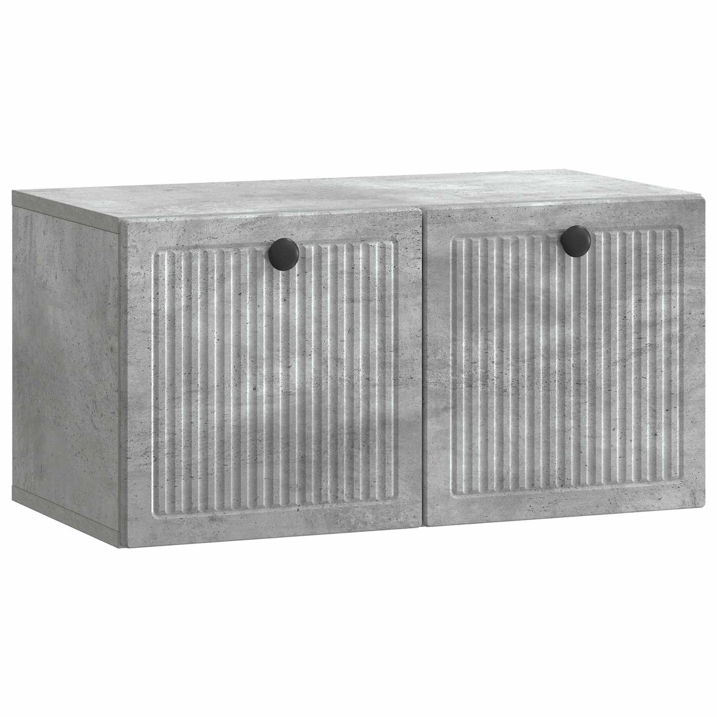 Væghængt TV-skab Betongrå 59,5 x 31 x 30 cm Konstrueret træ