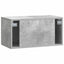 Væghængt TV-skab Betongrå 59,5 x 31 x 30 cm Konstrueret træ